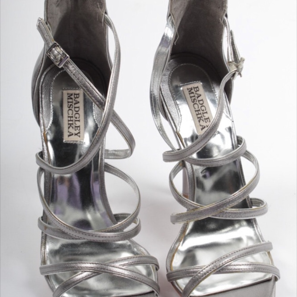 Badgley Mischka | 'Lexie' strappy heels - Picture 1 of 7